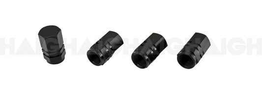 Aluminium Tyre Valve Cap _ Black