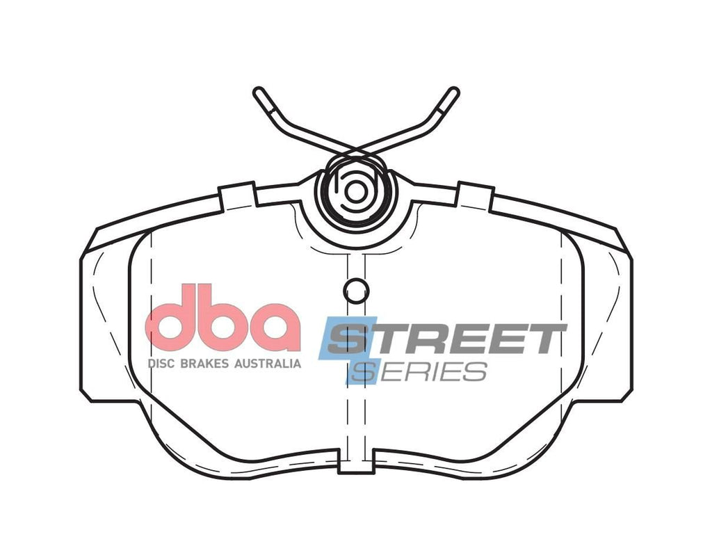 DBA SS STREET SERIES BRAKE PADS [ Mercedes 1982-94 F ]