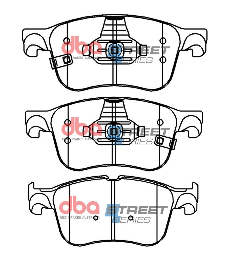 DBA SS STREET SERIES BRAKE PADS [ FORD FOCUS 1.5L 2018 -> F ]