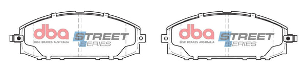 DBA SS STREET SERIES BRAKE PADS [ Nissan Patrol 1998-2014 F ]