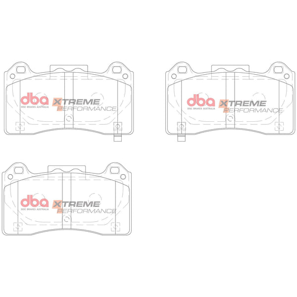 DBA XP XTREME PERFORMANCE BRAKE PADS [ Ford Focus 2016 - On  F ]