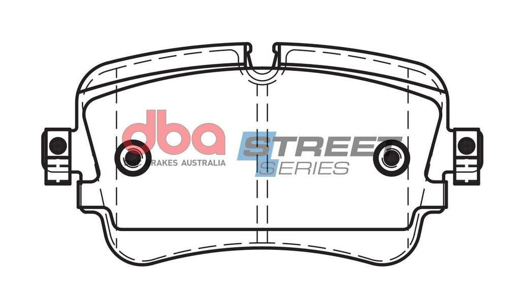 DBA SSEV STREET SERIES BRAKE PADS [ Audi E-tron 2018 - On R ]