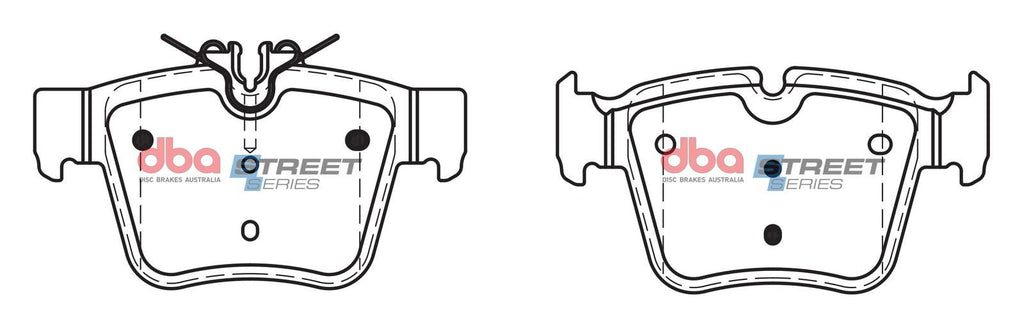 DBA SS STREET SERIES BRAKE PADS [  Mercedes-Benz C450 AMG / E450 / GLC250 / GLC450 AMG SPORT X253 2015 - On R ]