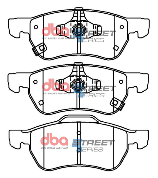 DBA SS STREET SERIES BRAKE PADS [ MG ZS 2017 -> F ]