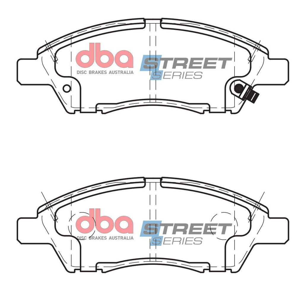 DBA SS STREET SERIES BRAKE PADS [ Nissan 2006-2014 F ]