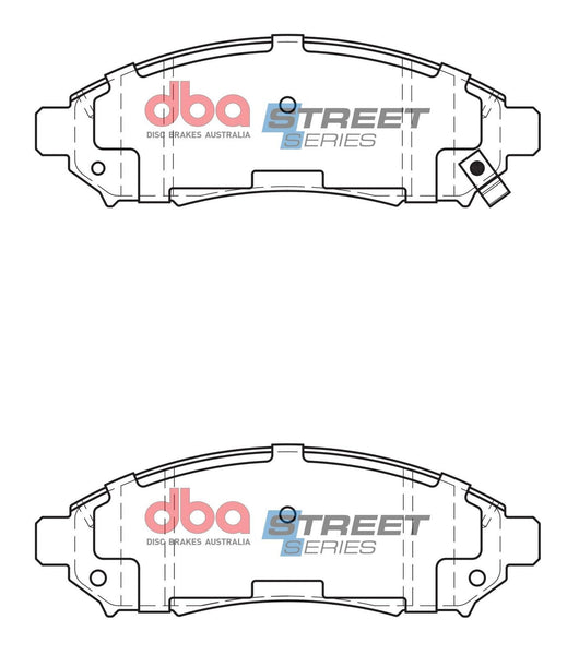 DBA SSEV STREET SERIES BRAKE PADS [ Nissan Leaf / E-NV200 2012 On F ]