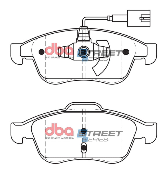 DBA SS STREET SERIES BRAKE PADS [ Alfa Giulietta 2011 - On F ]