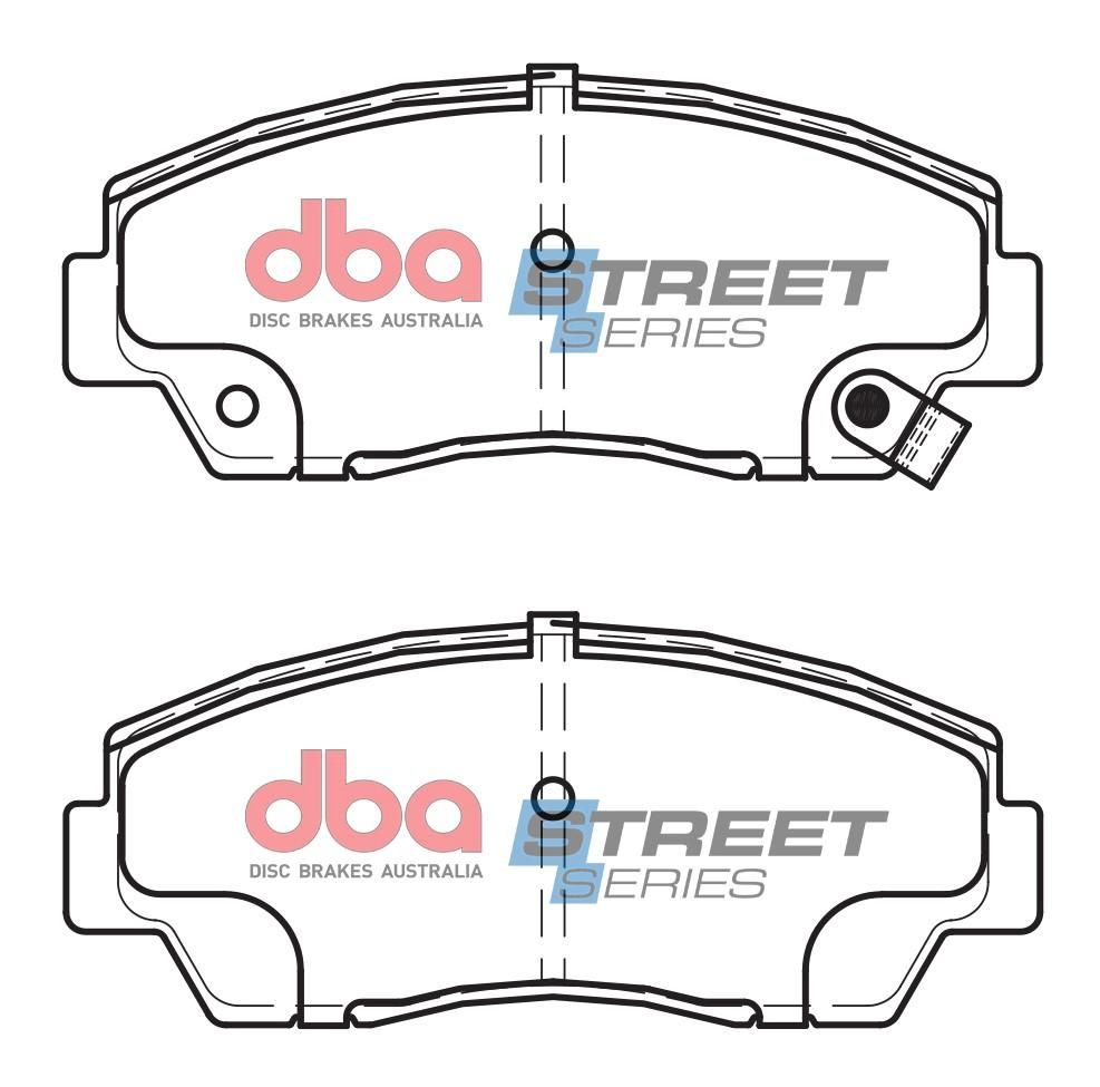 DBA SS STREET SERIES BRAKE PADS [ Ford & Mazda 1985-1997 F ]