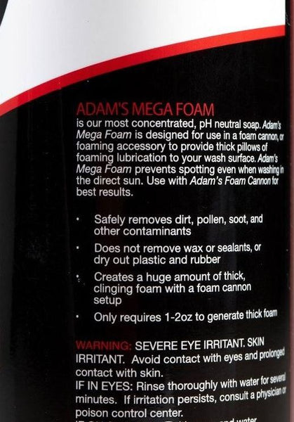 Adams Mega Foam Shampoo